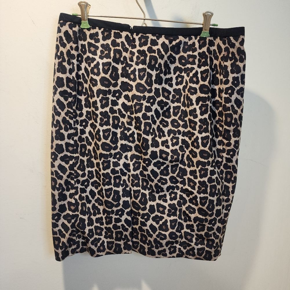 Liz Claiborb Leopard Print Carrer Wear Pencil Skirt P12 NwT - Picture 8 of 11